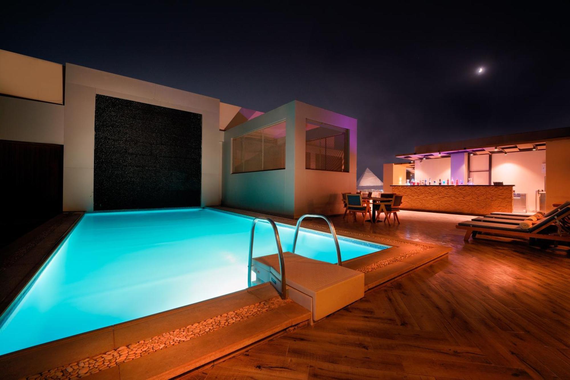 Al Kawm al Akhdar Stay Inn Pyramids Hotel מראה חיצוני תמונה