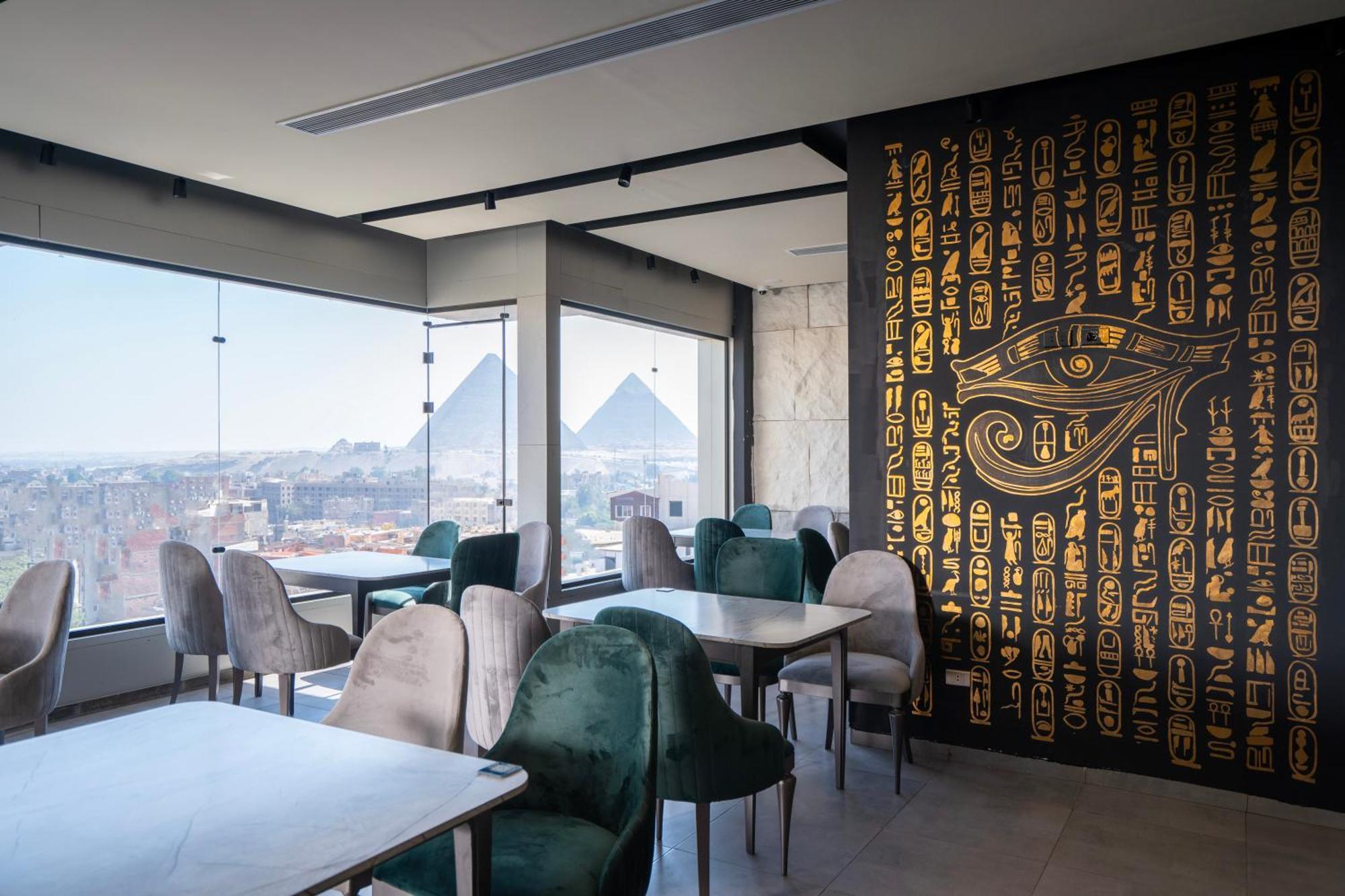 Al Kawm al Akhdar Stay Inn Pyramids Hotel מראה חיצוני תמונה