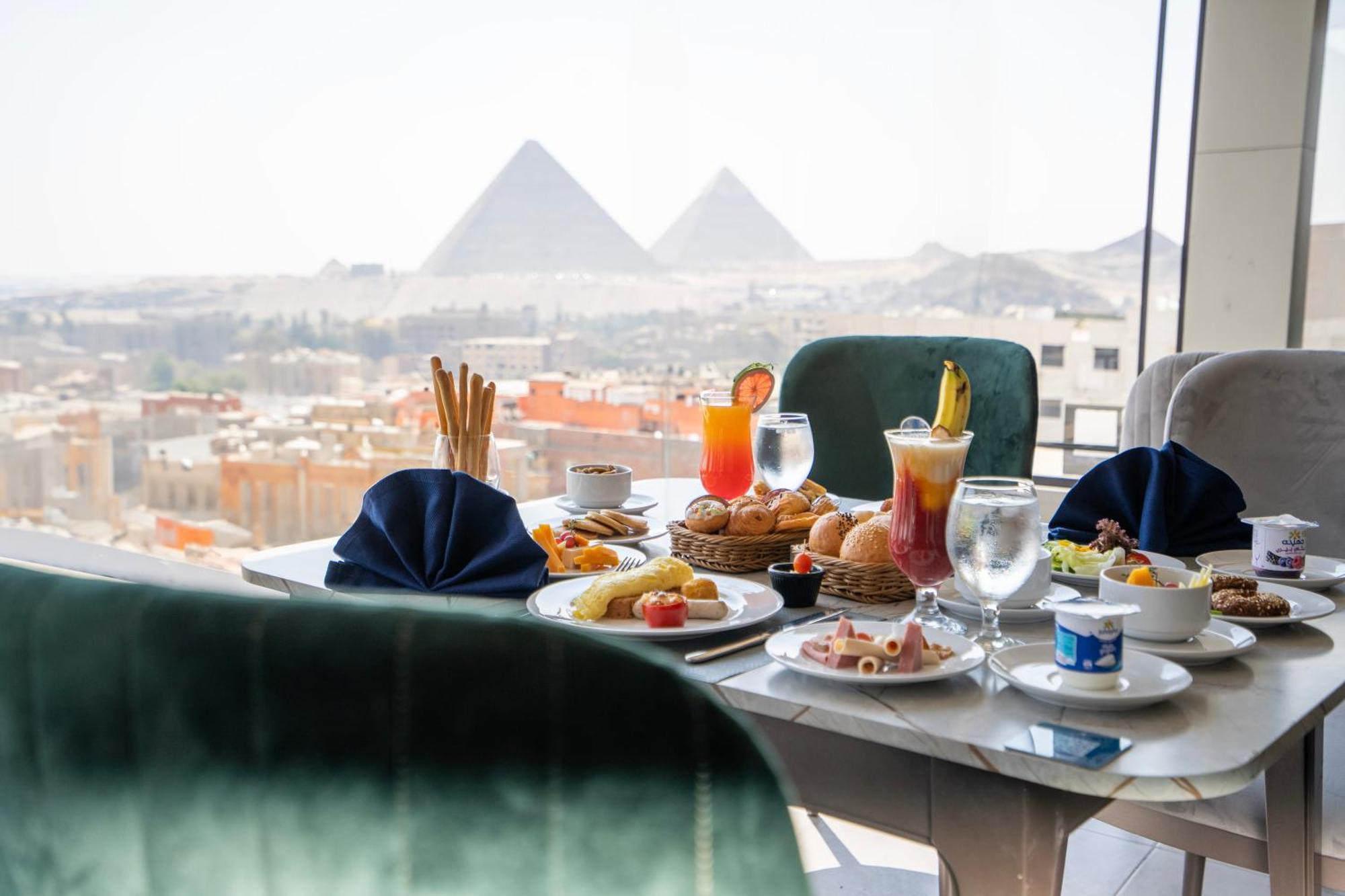 Al Kawm al Akhdar Stay Inn Pyramids Hotel מראה חיצוני תמונה